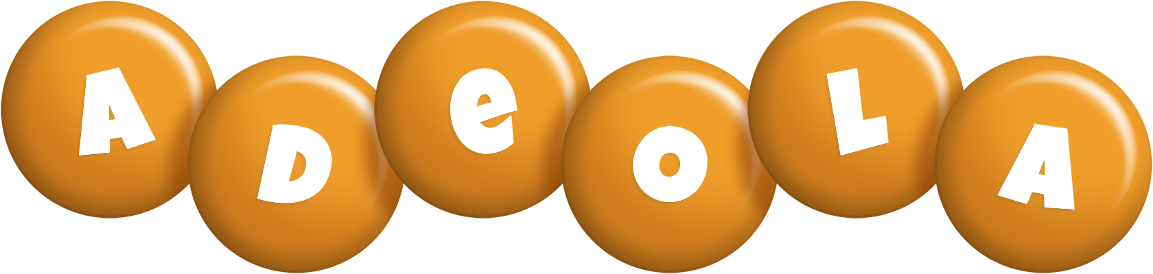 Adeola candy-orange logo