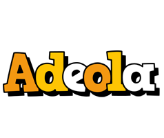 Adeola cartoon logo