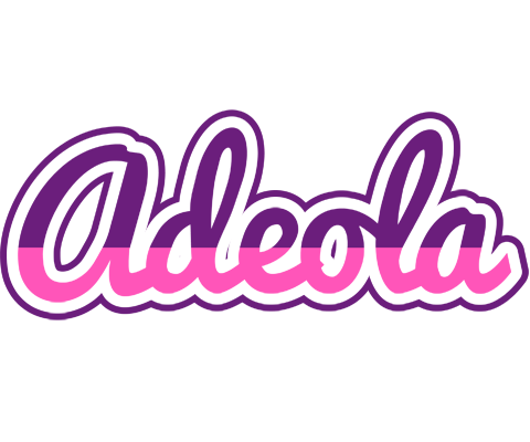 Adeola cheerful logo