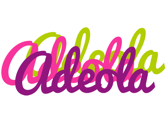 Adeola flowers logo