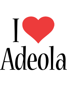 Adeola i-love logo