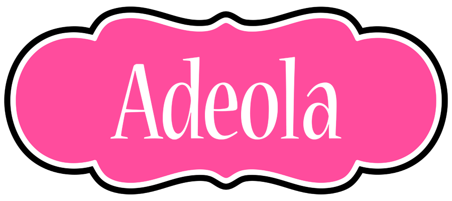 Adeola invitation logo
