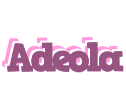 Adeola relaxing logo
