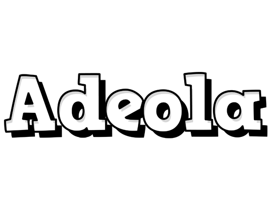 Adeola snowing logo