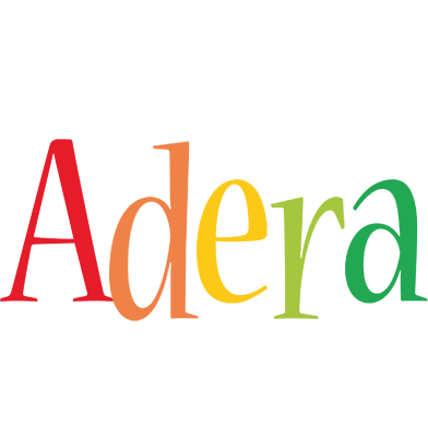 Adera birthday logo