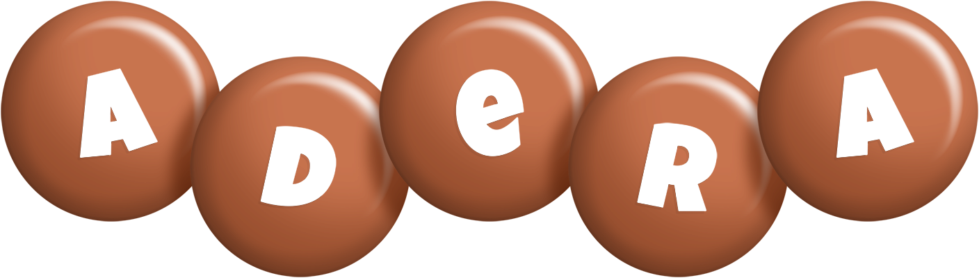 Adera candy-brown logo