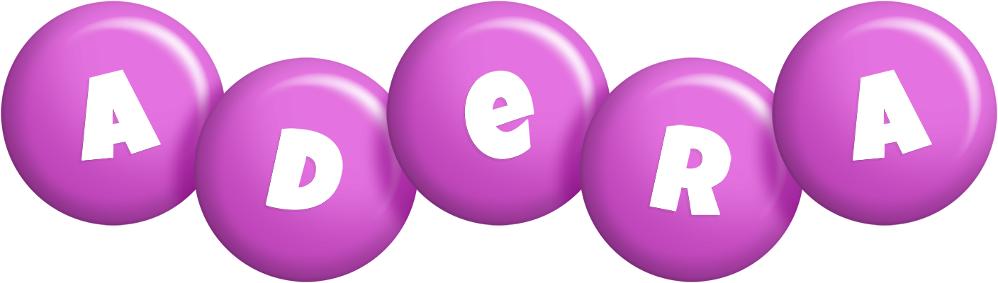 Adera candy-purple logo