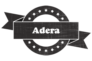 Adera grunge logo