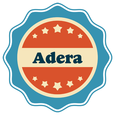 Adera labels logo