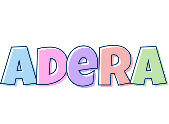 Adera pastel logo