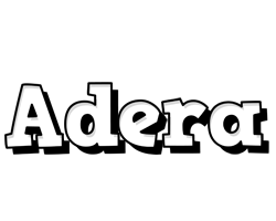 Adera snowing logo