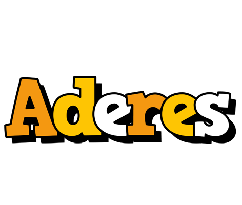 Aderes cartoon logo