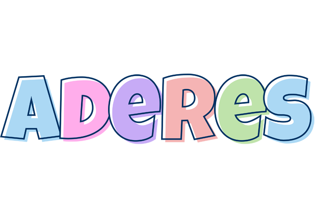Aderes pastel logo