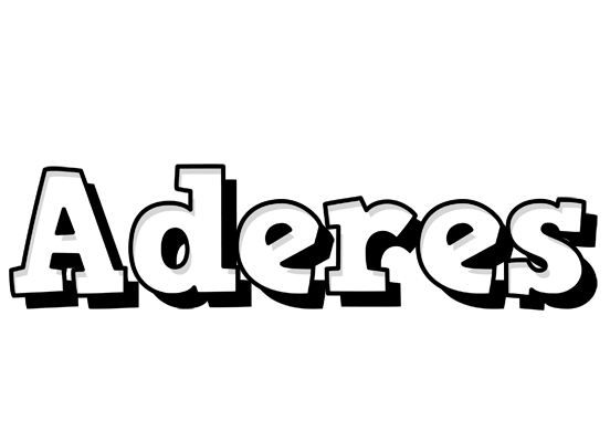 Aderes snowing logo