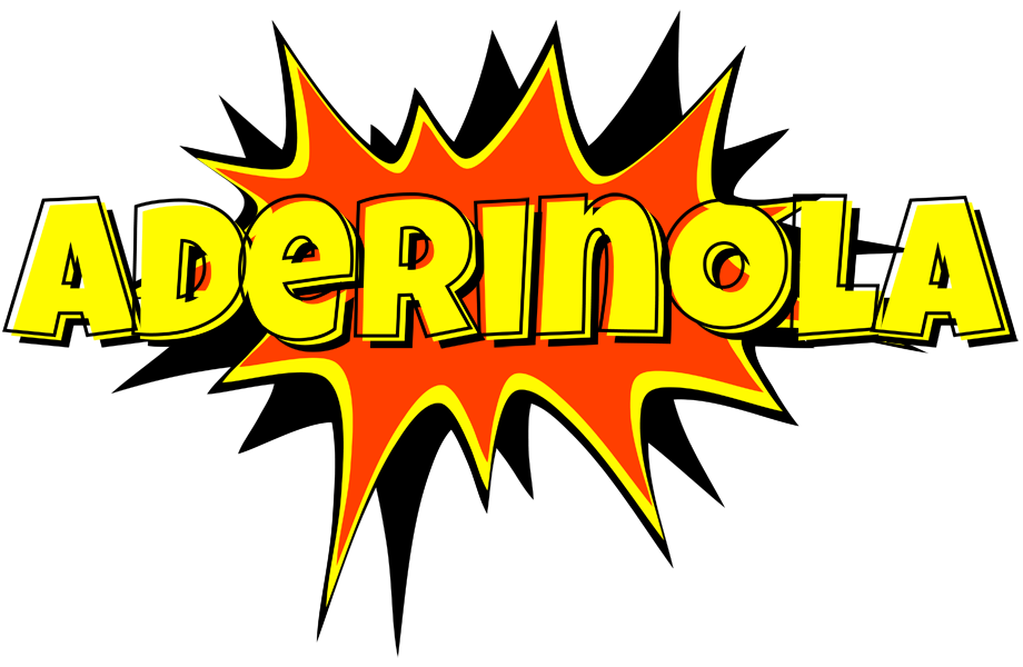 Aderinola bazinga logo