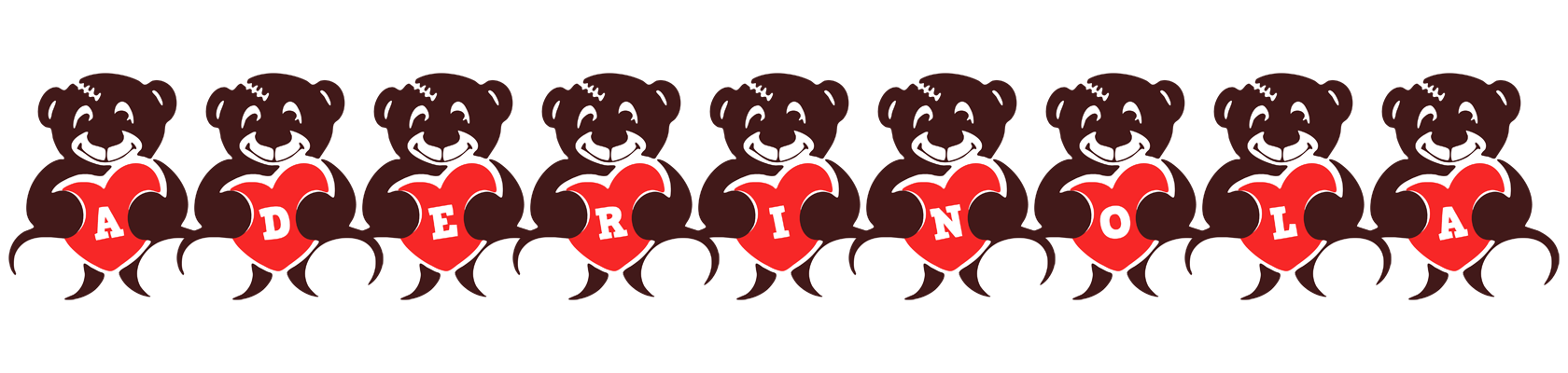 Aderinola bear logo