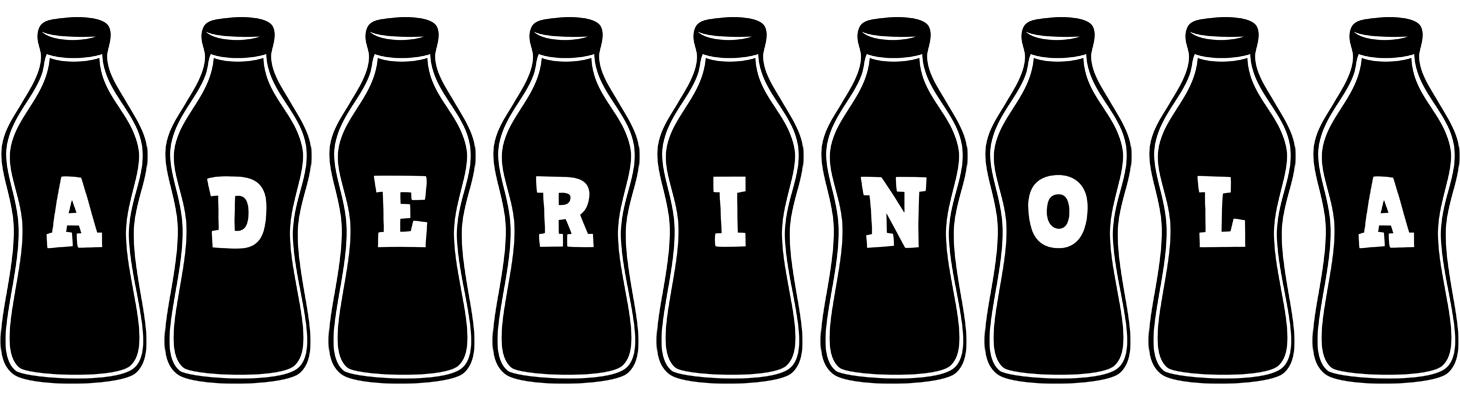 Aderinola bottle logo