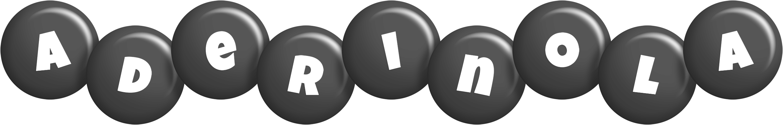 Aderinola candy-black logo