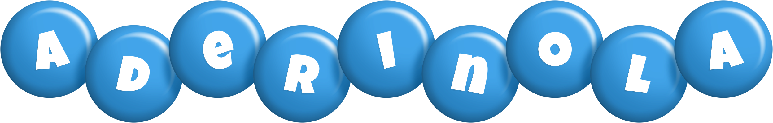 Aderinola candy-blue logo