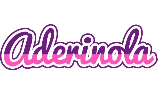 Aderinola cheerful logo