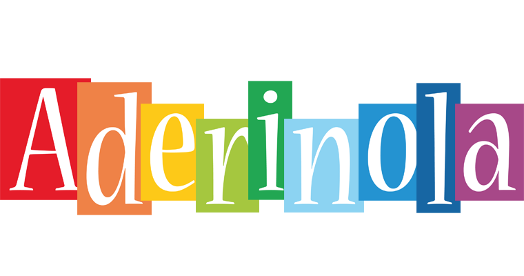 Aderinola colors logo