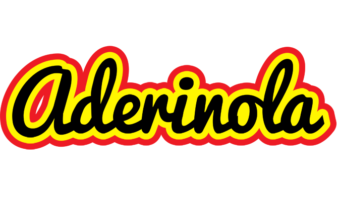 Aderinola flaming logo