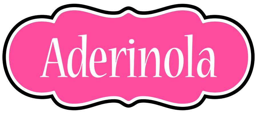 Aderinola invitation logo