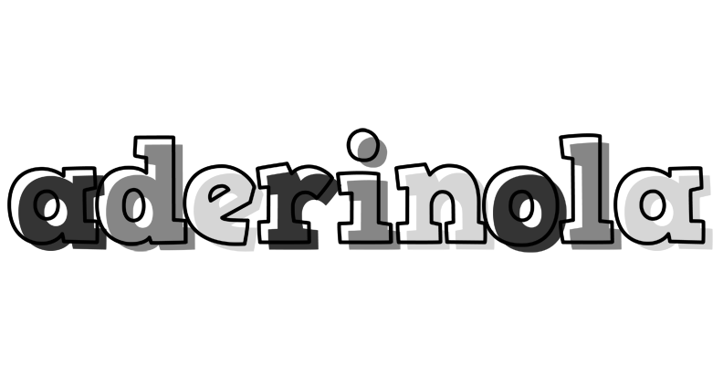 Aderinola night logo