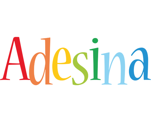 Adesina birthday logo