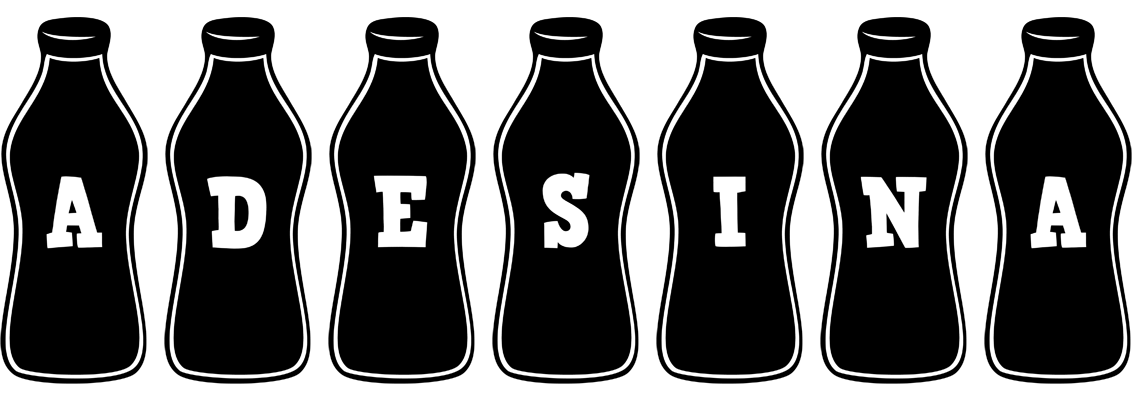 Adesina bottle logo