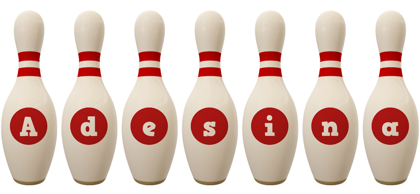Adesina bowling-pin logo