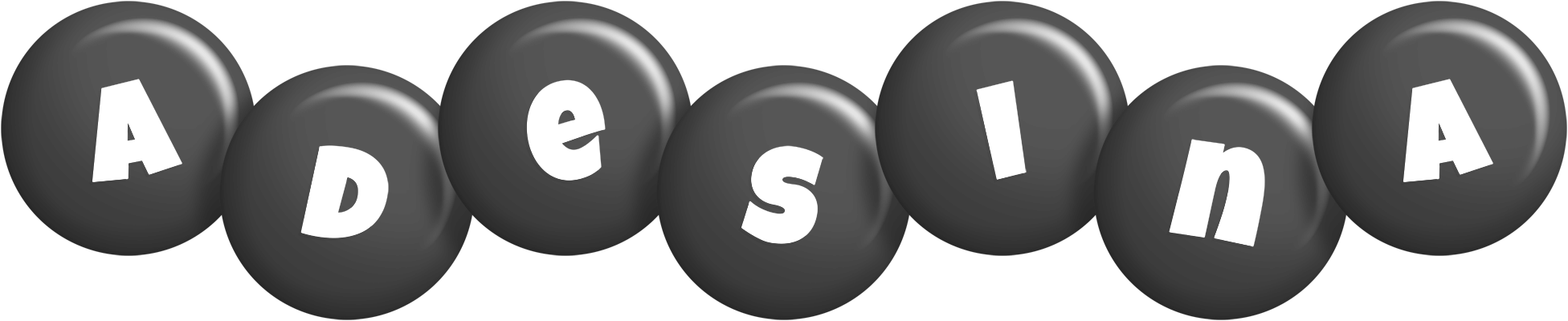 Adesina candy-black logo