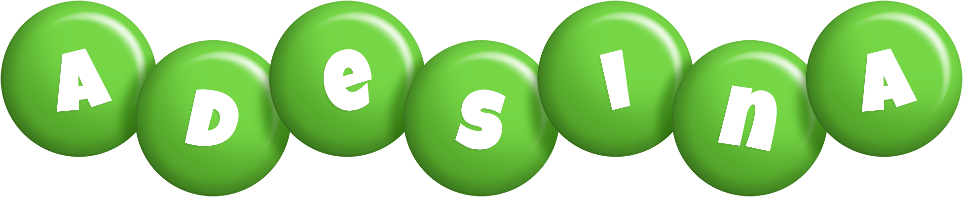 Adesina candy-green logo