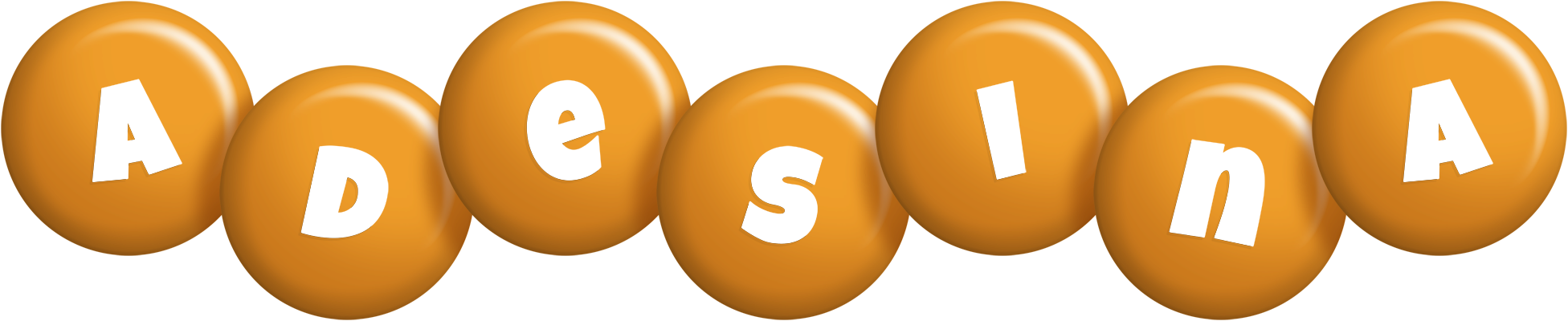 Adesina candy-orange logo