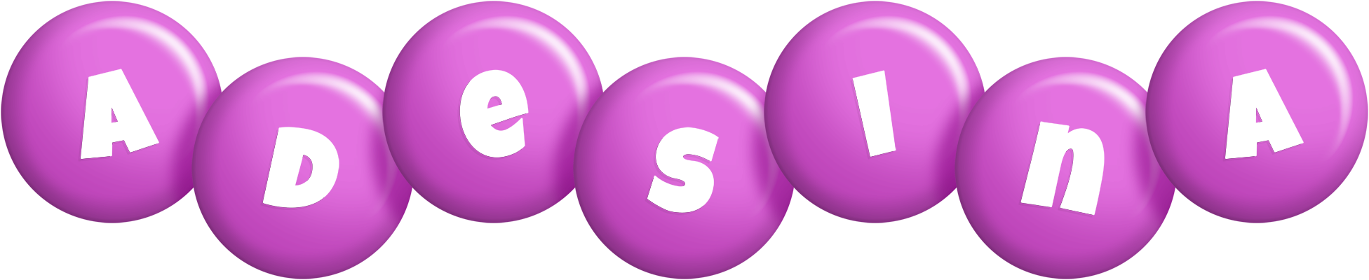 Adesina candy-purple logo