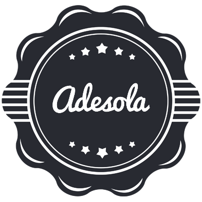 Adesola badge logo
