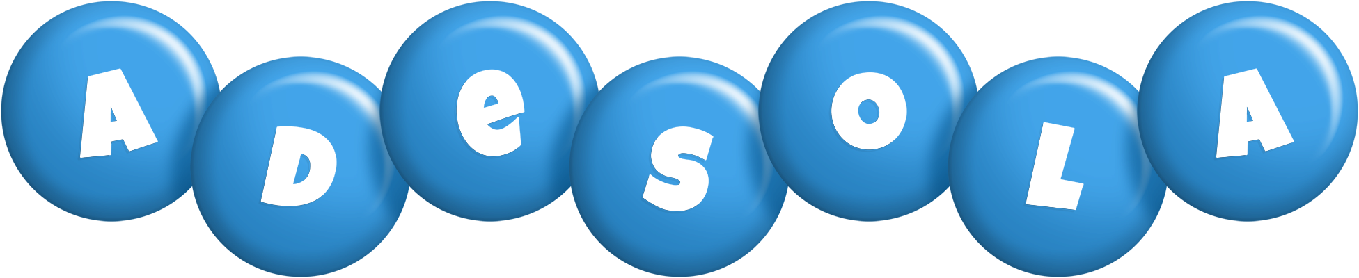 Adesola candy-blue logo