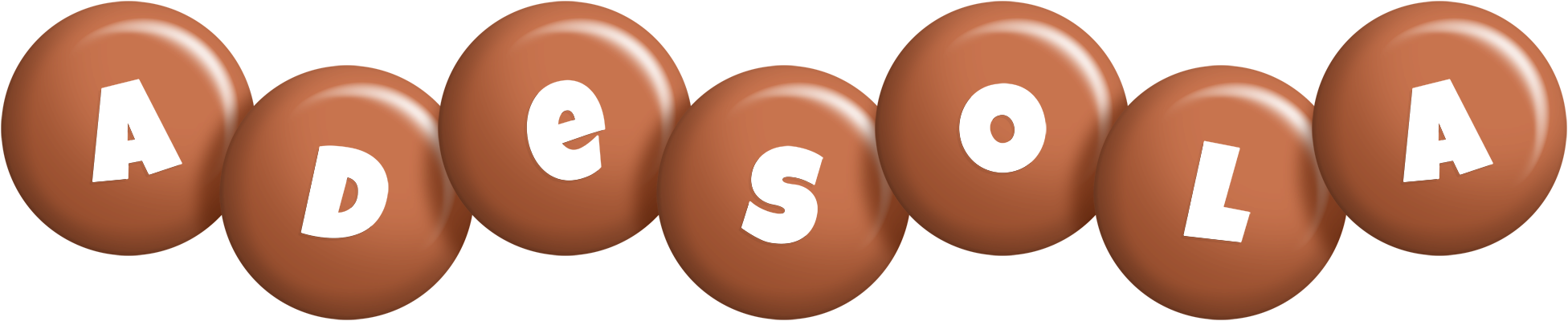 Adesola candy-brown logo