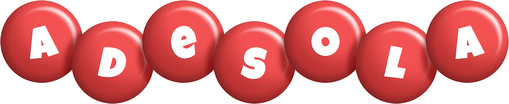 Adesola candy-red logo
