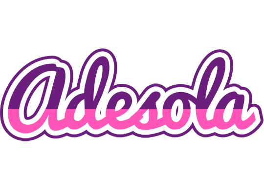 Adesola cheerful logo