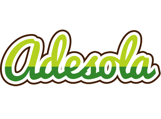 Adesola golfing logo