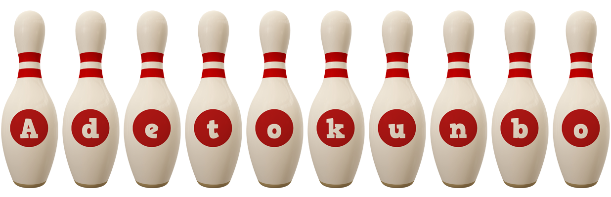 Adetokunbo bowling-pin logo