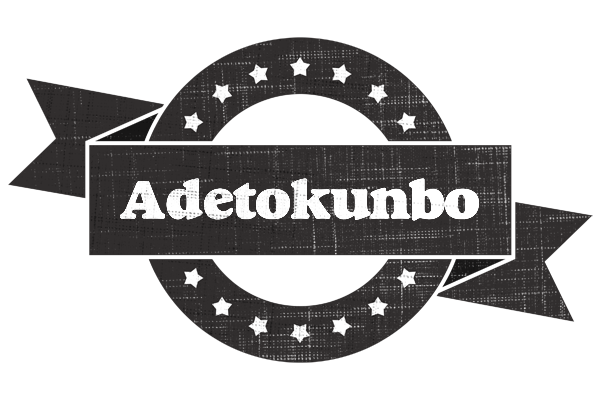 Adetokunbo grunge logo