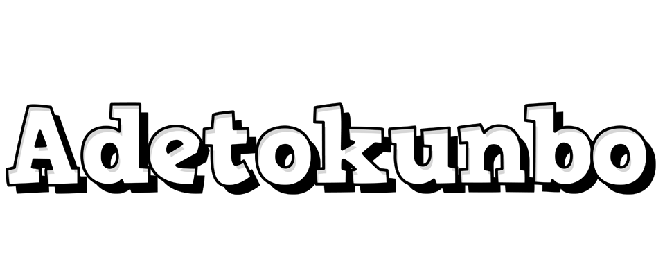 Adetokunbo snowing logo