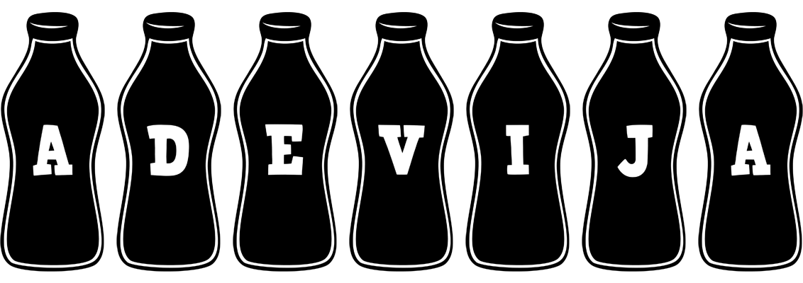 Adevija bottle logo