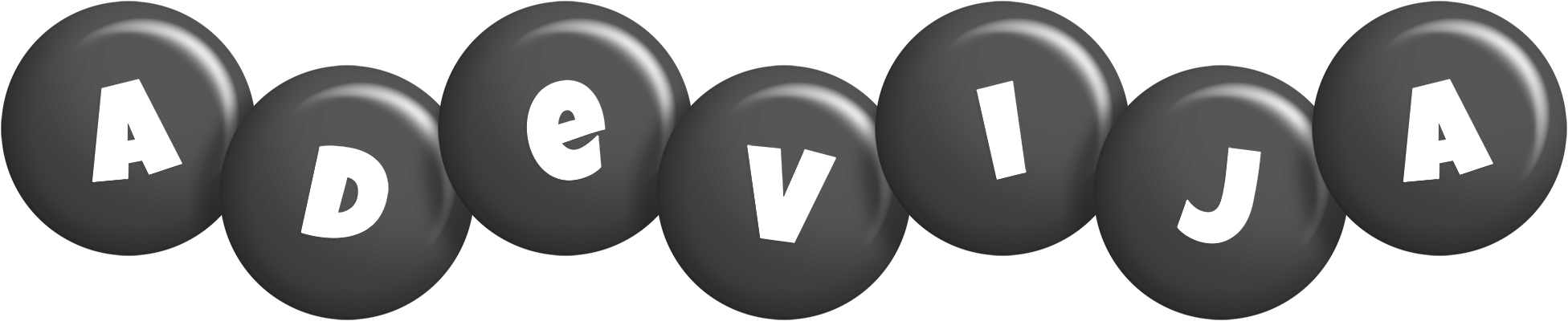 Adevija candy-black logo
