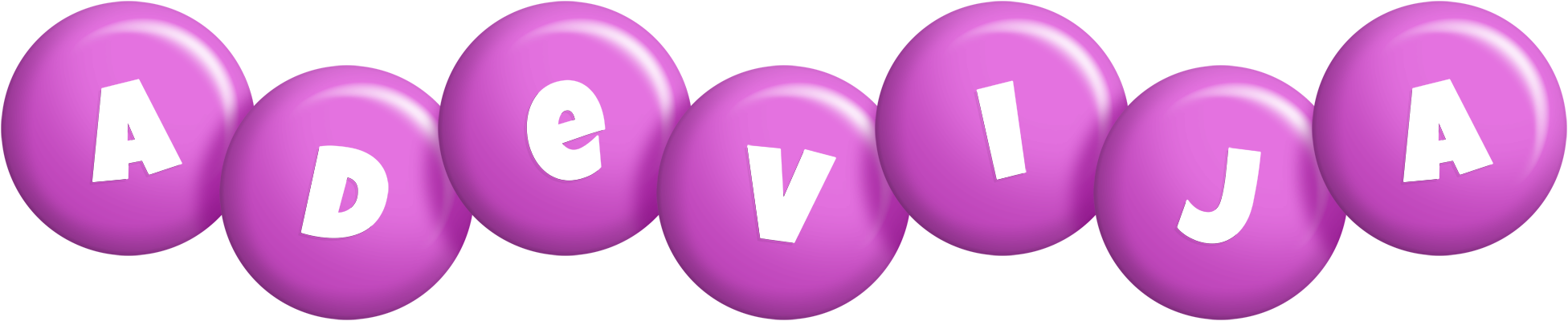 Adevija candy-purple logo