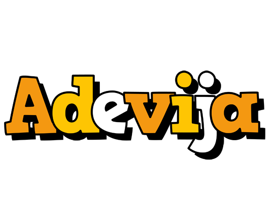 Adevija cartoon logo