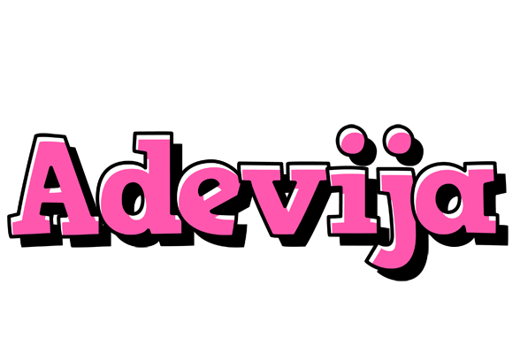 Adevija girlish logo