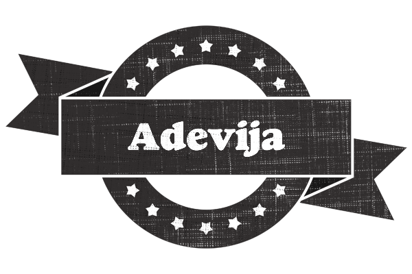 Adevija grunge logo